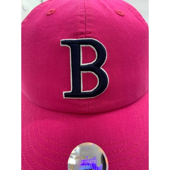 Boston massachusetts pink baseball cap hat for women 100% cotton, adjustable siz - Picture 3 of 5